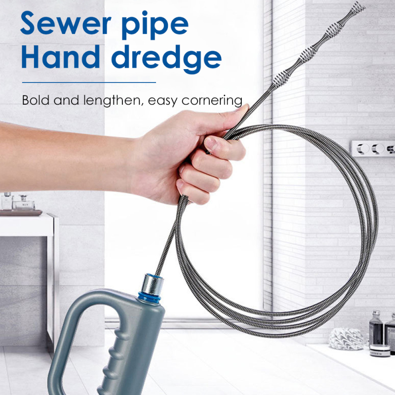 Plumbing Snake Drain - 10M استنزاف Unblocker مرنة قضيب اوجير