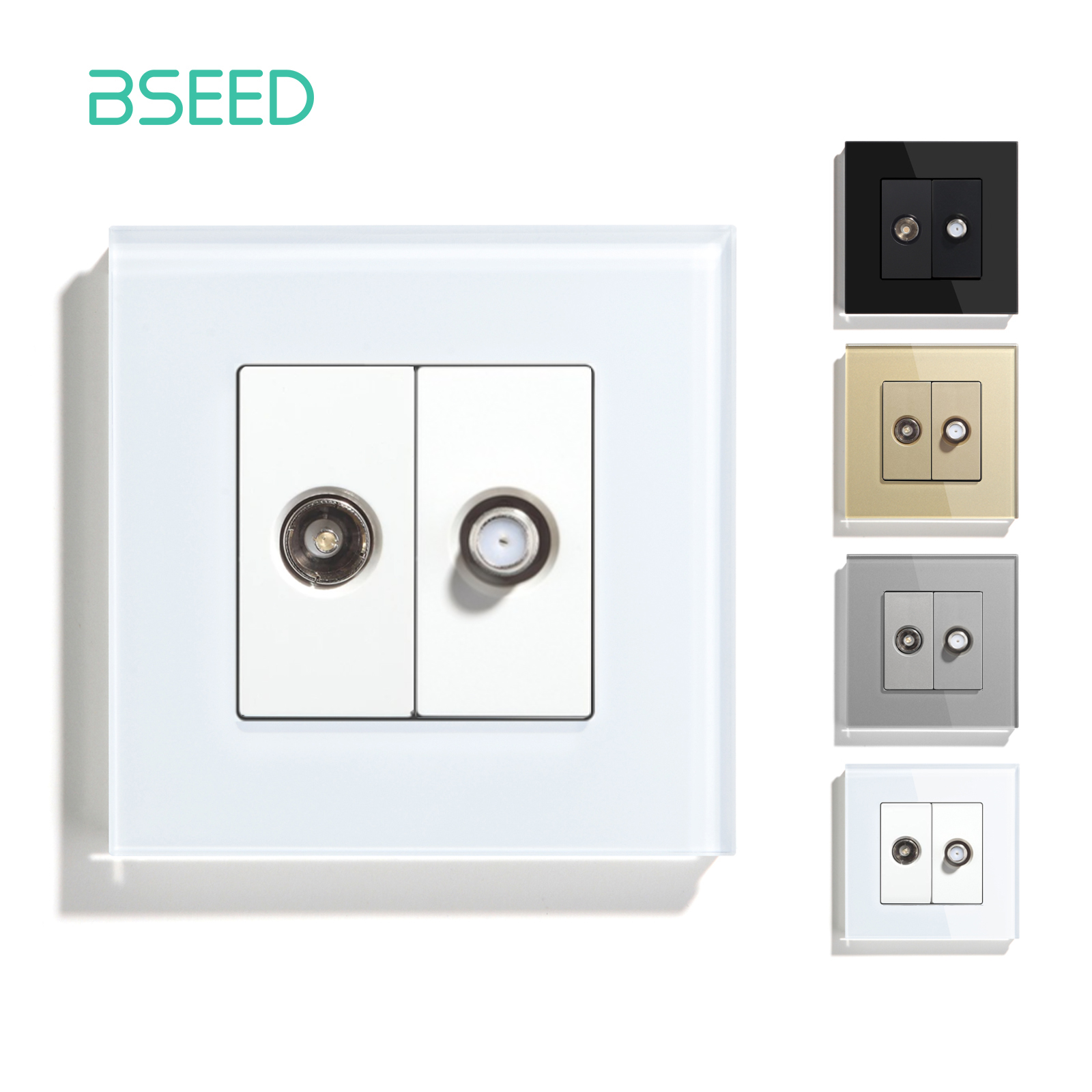 BSEED-مقبس حائط ستالايت للتلفز - مراجعة Tv Home Improvement وسعره
