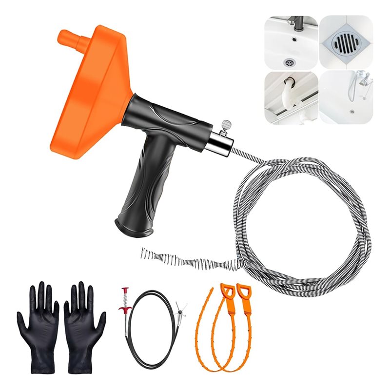 أداة تنظيف المجاري ABGH-Drains - مراجعة Plumbing Snake Drain وسعره