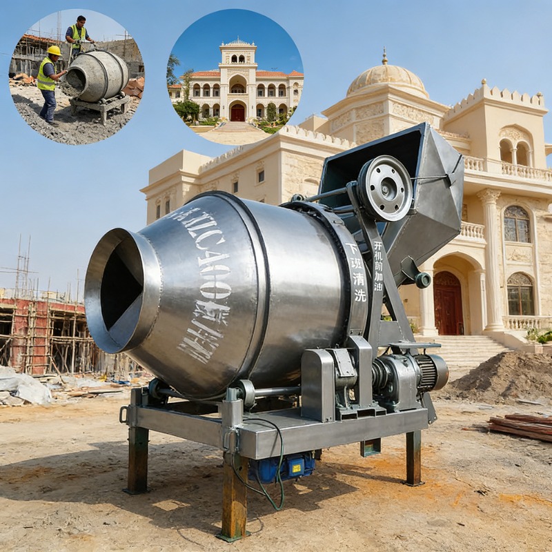 خلاطة أسمنت بمحرك ديزل سعة 300 - مراجعة Home Improvement Contractor وسعره