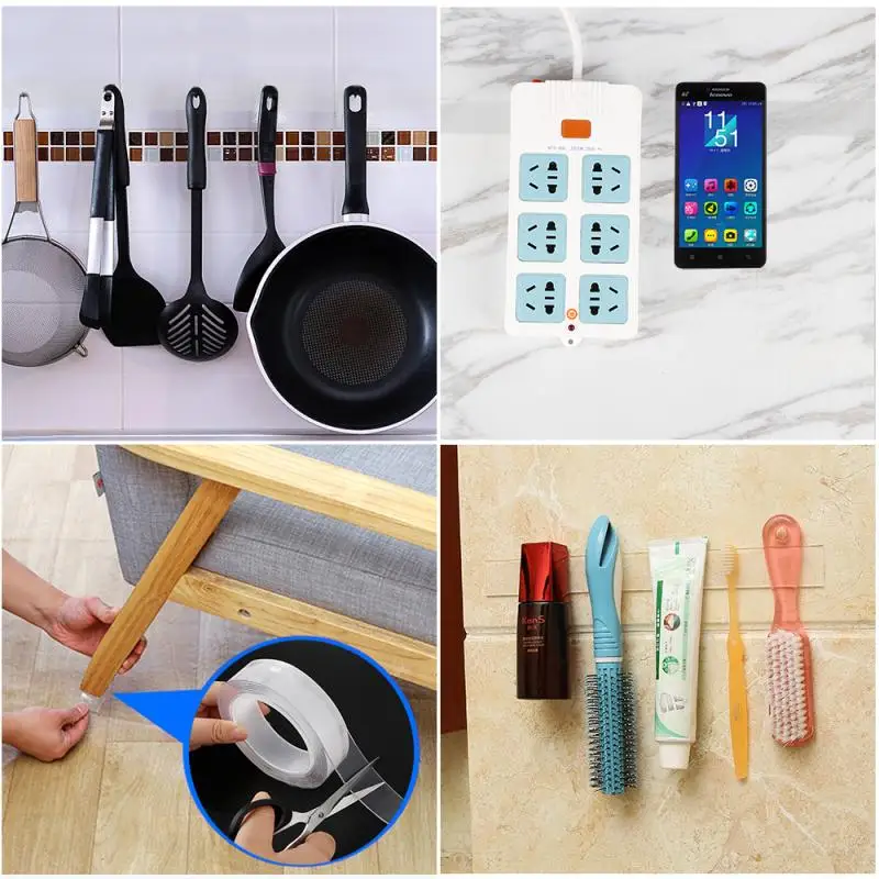 شريط نانو لاصق مزدوج قوي وشفاف - مراجعة Home Improvement And Tools وسعره