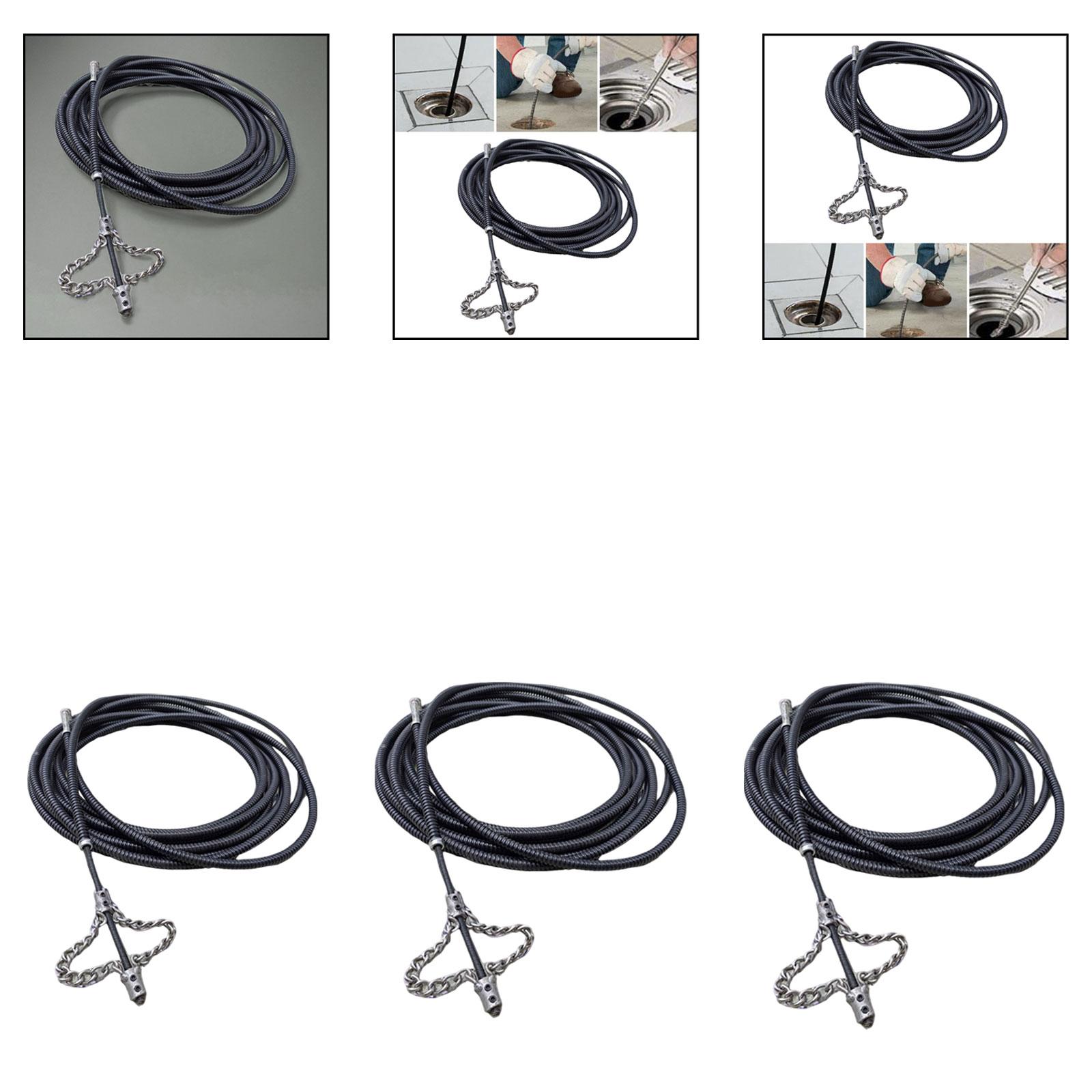 أداة تنظيف المجاري المعدنية ال - مراجعة Plumbing Snake Drain وسعره
