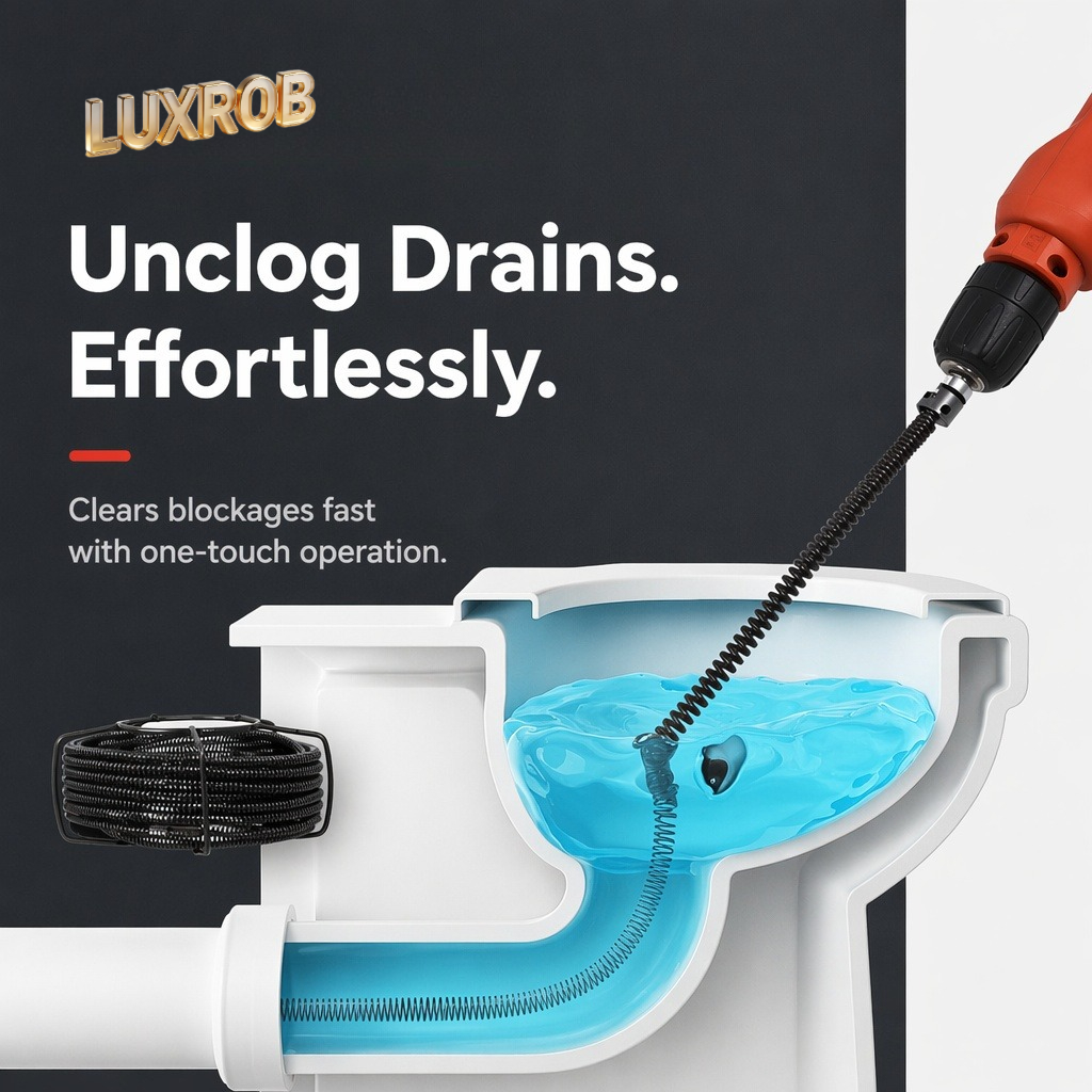 أداة تسليك المجاري على شكل ثعب - مراجعة Plumbing Snake Drain وسعره